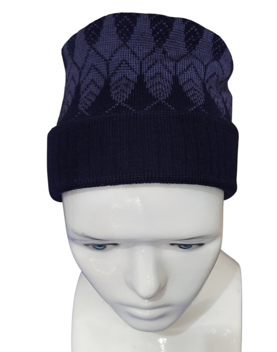 Unisex Purewool  designer Cap navy